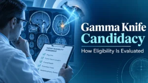 Gamma Knife candidacy evaluation by a specialist