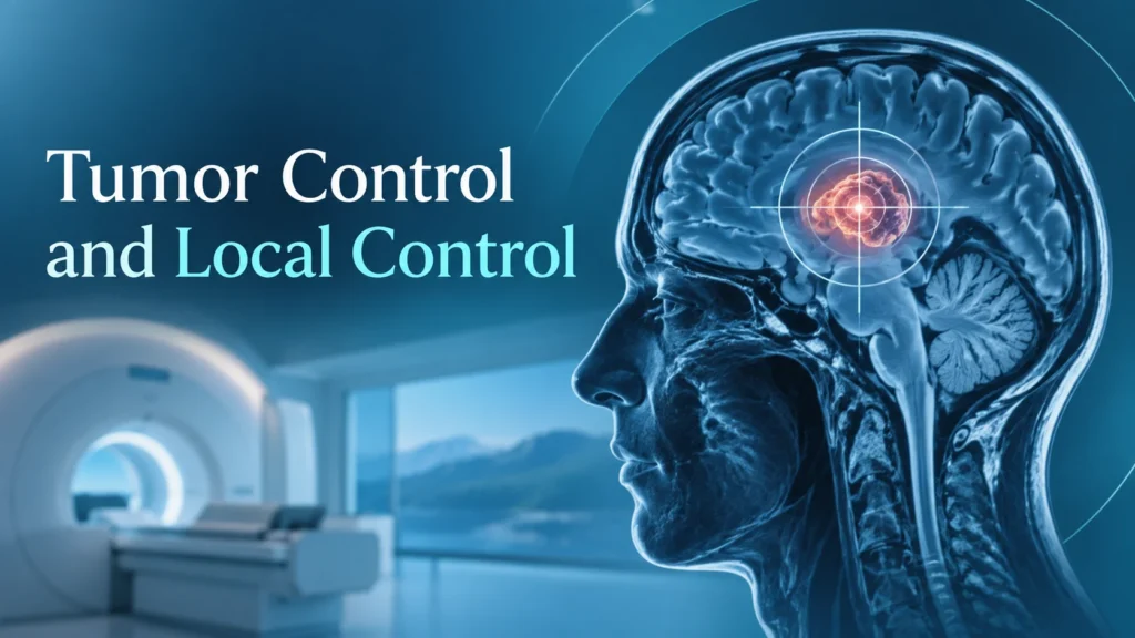 Tumor control and local control monitoring illustration
